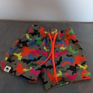 George Hats Multicolor Camouflage Kids Shorts